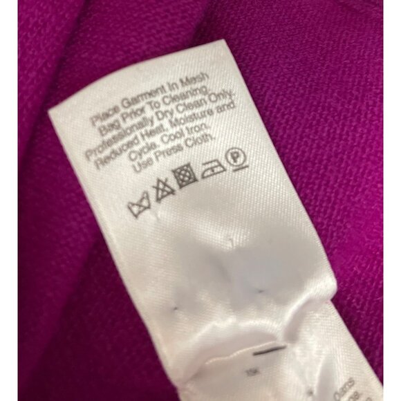 DKNY Womens Open Front Cardigan P/S Purple Wool and cashmere. - Picture 9 of 13